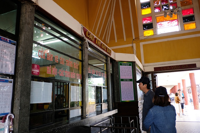 gare Dalat Vietnam guichet